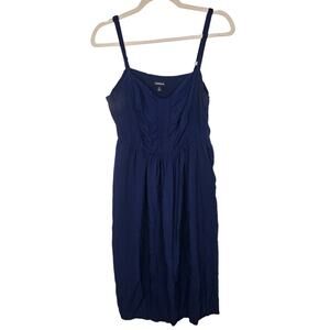Torrid Dress Knee Length Dress Sleeveless Dress Skater Dress 1X Blue Women